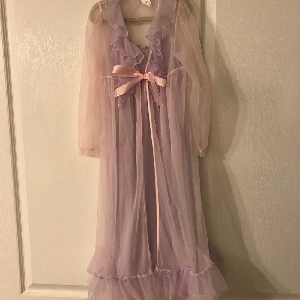 CWD KIDS BEAUTIFUL (GIRLS) NIGHTGOWN AND ROBE